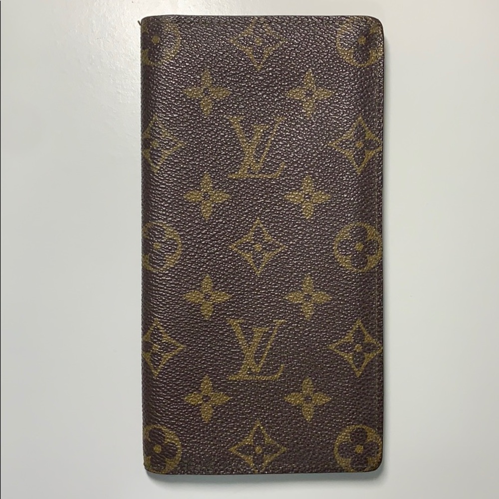 AUTH LV LONG MONOGRAM WALLET